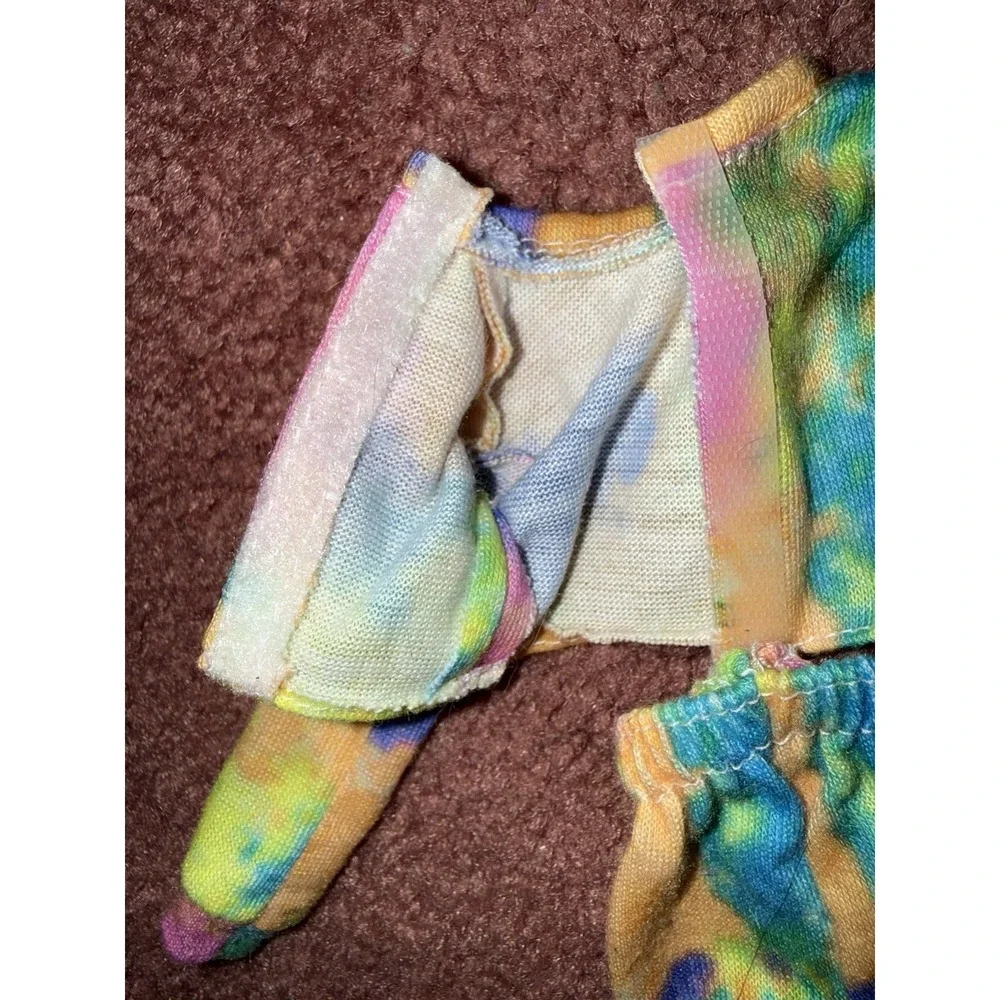 Vintage‎ 1990s Barbie Tie Dye Sweatsuit Set Crop Top & Pants